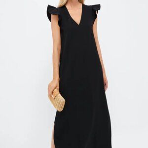 Tuckernuck Pomander Place Black Flutter Sleeve Miko Dress